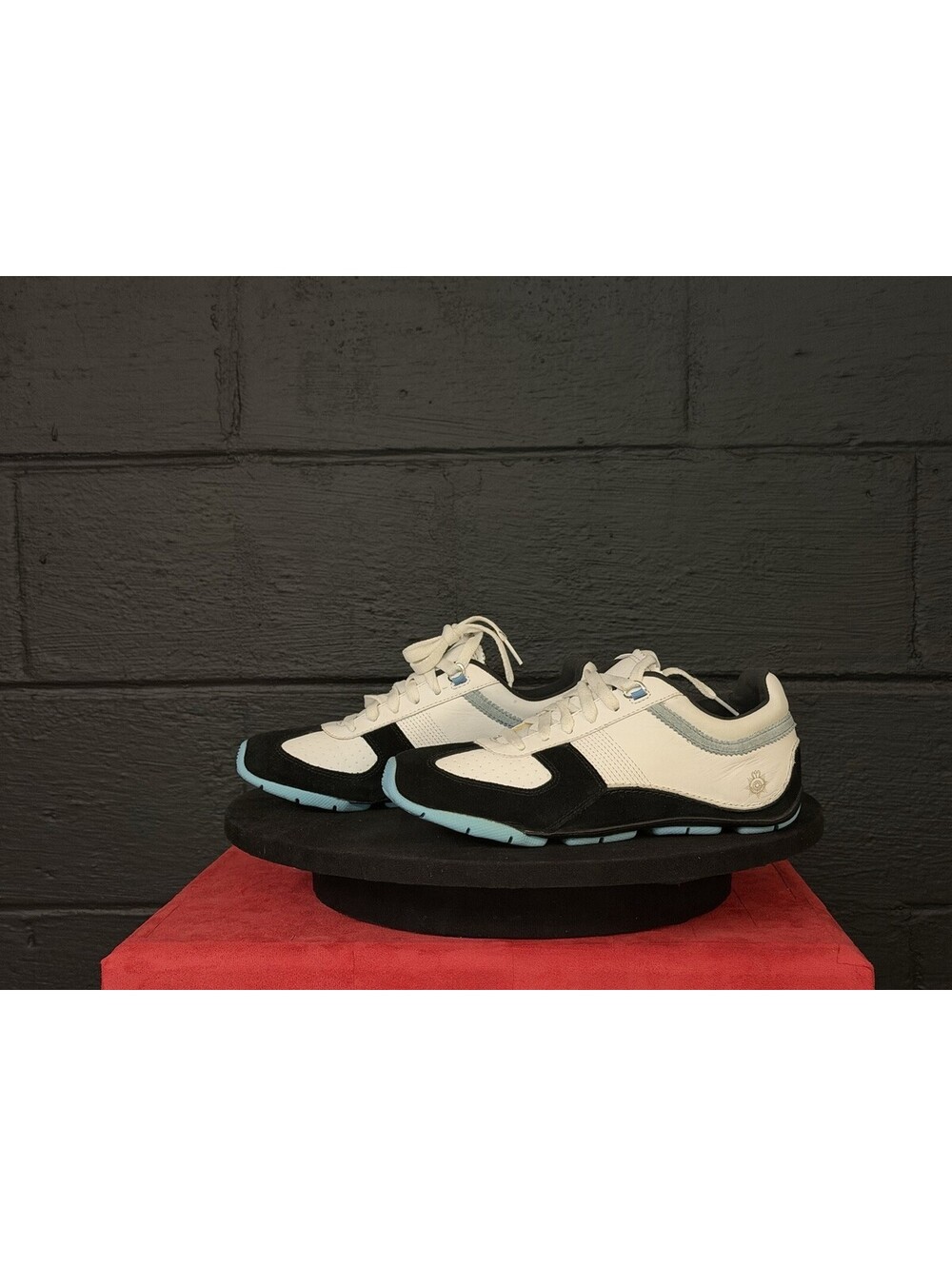 FILA Rock Chang Sneakers White Black Blue Mens 6.5 DS Rare LEY2K Vintage NWHOB
